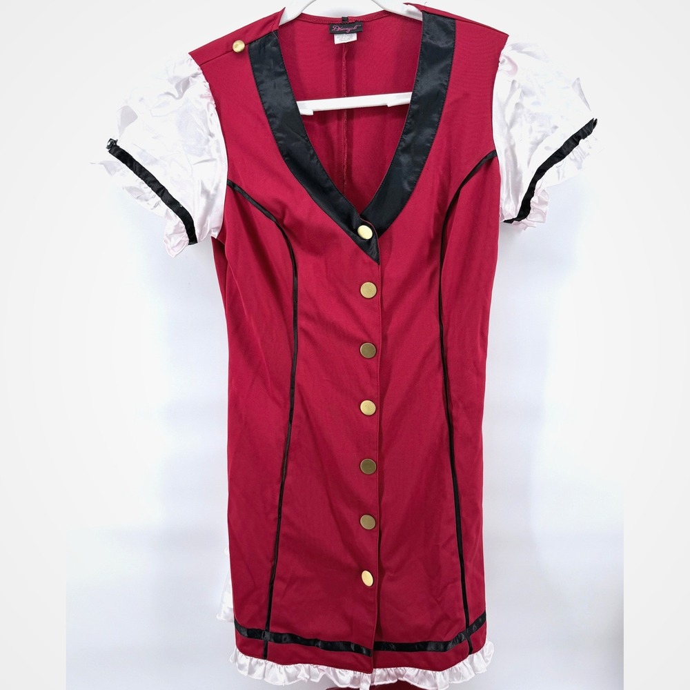 Dreamgirl VIP Valet Service Costume Women Large Red Polyester Roleplay Cosplay